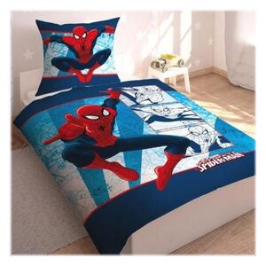 Bavlnená posteľná bielizeň / posteľné obliečky - Spiderman - MARVEL - 140 x 200 + 70 x 90 cm