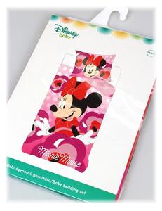 Bavlnené obliečky do detskej postieľky Minnie Mouse - Disney - 90 x 140 cm + 40 x 55 cm | Certifikát Oeko Tex Standard 100