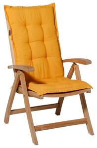 Madison Podložka na stoličku Panama, vysoké operadlo 123x50 cm, zlatá