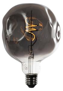 E27 Stmievateľná LED žiarovka so špirálovým vláknom G125 zrkadlovo strieborná 4W 75 lm 1800K