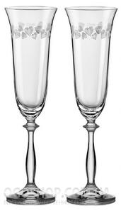 Crystalex poháre na šampanské Angela Love 190 ml 2 KS