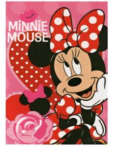 Detská / dievčenská flísová deka Minnie Mouse - Disney - 100 x 140 cm