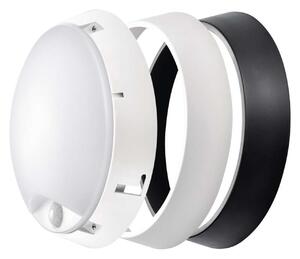 EMOS Biele/čierne LED stropní/nástěnné svítidlo s pohybovým čidlom 14W IP54 Farba svetla: Denná biela ZM3231