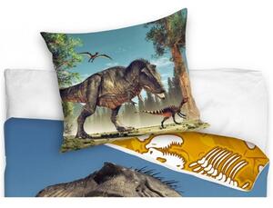 Bavlnené posteľné obliečky Tyranosaurus Rex - T-Rex - 100% bavlna - 70 x 90 cm + 140 x 200 cm