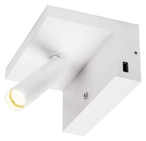 SLV - Karpo Nástenné Svietidlo USB White - Lampemesteren