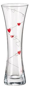 Crystalex sklenená váza Love 19,5 cm 1KS