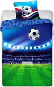 Bavlnené posteľné obliečky Futbalový štadión - 100% bavlna - 70 x 90 cm + 140 x 200 cm