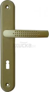 SANDRA kľučka na dvere, 90mm na Vložku Zlatá