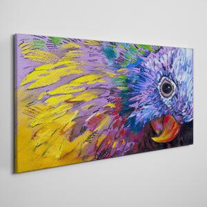 Obraz canvas Abstraktné zvieracie parrot