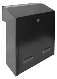 W3 - 4 poštová schránka čierna, Čierna