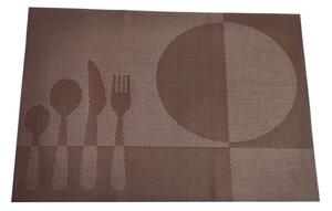 Praktické prestieranie na stôl FOOD - 30 x 45 cm, hnedé