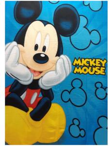 Detská fleecová deka Mickey Mouse - Disney - polar fleece s gramážou 170 gr./m2 - 100 x 140 cm