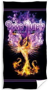 Bavlnená osuška Deep Purple - motív Phoenix Rising - 100% bavlna, froté s gramážou 320 gr./m2 - 70 x 140 cm