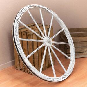 Garthen 86141 Dekoratívne drevené koleso, 90 cm