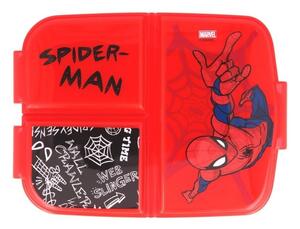 Multibox na desiatu Spiderman s 3 priehradkami