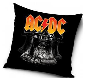 Vankúš AC/DC - motív Hells Bells - 40 x 40 cm