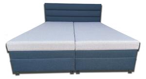 Manželská posteľ 160 cm Rebeka (s penovými matracmi) (tmavosivá). Vlastná spoľahlivá doprava až k Vám domov. 1030950