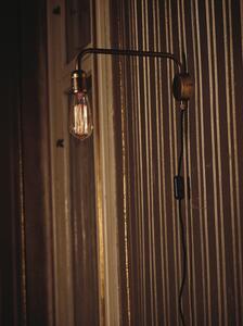 Konsthantverk - Edison Nástenné Svietidlo Down Raw Brass - Lampemesteren