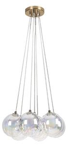 RABALUX 72304 Rosehip závesné svietidlo D450mm 7xG9 champagne, viacfarebná