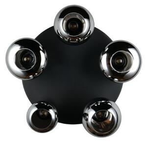 TRIO 617030532 LUMINA stropné svietidlo D635mm 5xE14 čierna, chrómová