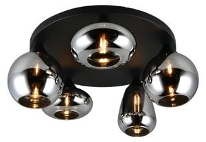 TRIO 617030532 LUMINA stropné svietidlo D635mm 5xE14 čierna, chrómová
