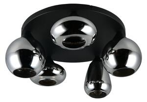 TRIO 617030532 LUMINA stropné svietidlo D635mm 5xE14 čierna, chrómová