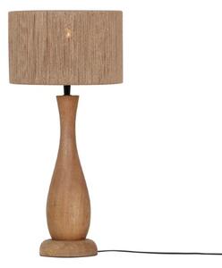 TRIO 567200130 TOBA stolná lampa V540mm 1xE27 drevo, béžová