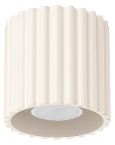 Stropné svietidlo Aura, 1x béžové hliníkové tienidlo, (10 cm)