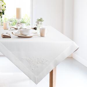 OBRUS TULIA 85X85 CM BIELA