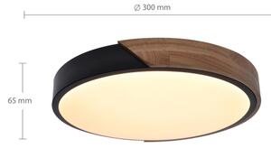 Brilagi - LED Stropné svietidlo PILANA LED/24W/230V dub pr. 30 cm