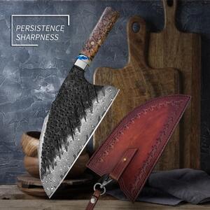 KnifeBoss damaškový srbský nůž 8.5" (218 mm) VG-10