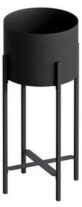 Kovový stojan na kvety GED-026, Mono black