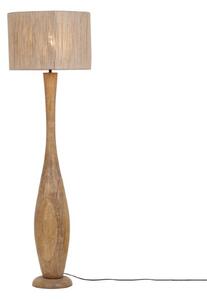 TRIO 467200130 TOBA stojacia lampa V1350mm 1xE27 drevo, béžová