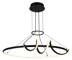 RABALUX 72022 Menazi závesné svietidlo D635mm LED 46W/4160lm 3000-6500K čierna, biela, stmievateľné, diaľkový ovládač