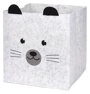 Úložný box Mouse, 32x32x32 cm, sivá