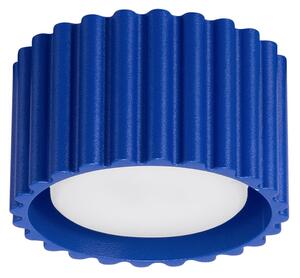 Stropné svietidlo Aura, 1x modré hliníkové tienidlo, (6 cm)