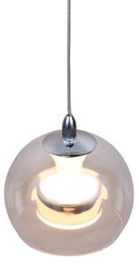 TRIO 331610106 FLYNT závesné svietidlo D200mm SMD LED 11W/1150lm 2300+3000+4000K chrómová, switchdimmer