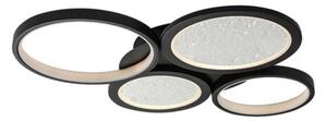 RABALUX 71378 Aranis stropné svietidlo LED 40W/2300lm 3000-6500K čierna, biela, stmievateľné, diaľkový ovládač
