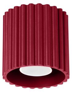 Stropné svietidlo Aura, 1x bordové hliníkové tienidlo, (10 cm)