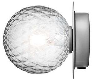 Nuura - Liila 1 Small Nástenné Svietidlo/Stropné Lampa IP44 Light Silver/Optic Clear N - Lampemesteren