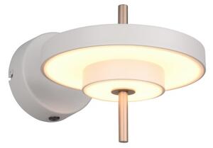 TRIO 240270176 KEATON nástenné svietidlo D200mm SMD LED 10W/1200lm 2300+3000+4000K svetlošedá, switchdimmer