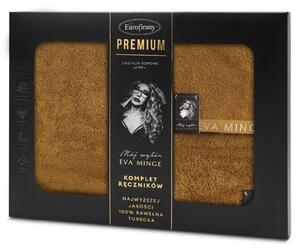 FROTÉ UTERÁK EVA MINGE VENUS SADA 1KS 30X50 CM, 1KS 50X90 CM, 1KS 70X140 CM MEDOVÁ