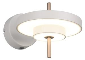 TRIO 240270176 KEATON nástenné svietidlo D200mm SMD LED 10W/1200lm 2300+3000+4000K svetlošedá, switchdimmer