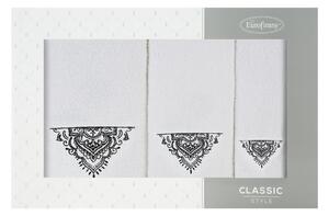 FROTÉ UTERÁK LAURA SADA 1KS 30X50 CM, 1KS 50X90 CM, 1KS 70X140 CM BIELA
