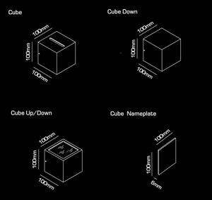 Light-Point - Cube Vonkajšie Nástenné Svietidlo Up/Down Black - Lampemesteren