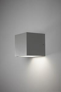 Light-Point - Cube LED Vonkajšie Nástenné Svietidlo XL 3000K Down Silver - Lampemesteren