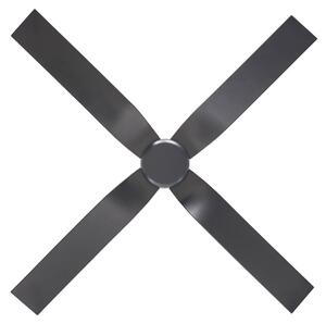 CasaFan Stropný ventilátor Eco Ventos, sivý, kovový, IP44, DC, WiFi, Hliník / sivá / zinok, kov, Moderný