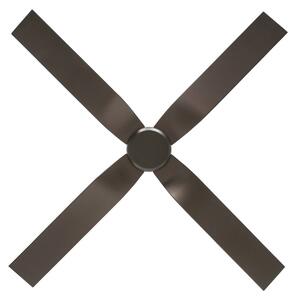 CasaFan Stropný ventilátor Eco Ventos, bronz, kov, IP44, DC, WiFi, Hnedá / hrdzavá, kov, Moderný