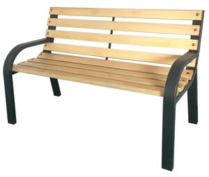 Detská drevená lavička na ihrisko 81 x 38 x 56 cm
