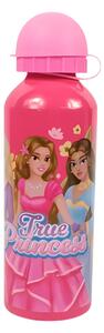 Detská kovová fľaša TRUE PRINCESS 500 ml ružová